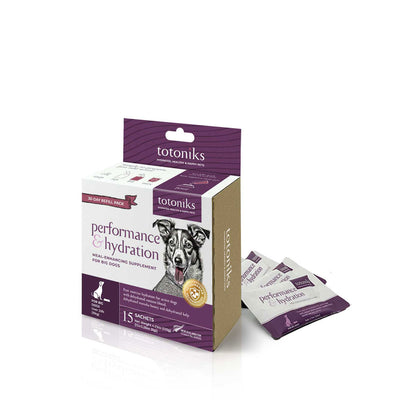 Performance & Hydration Refill Pack – for big dogs over 33lb (15kg)