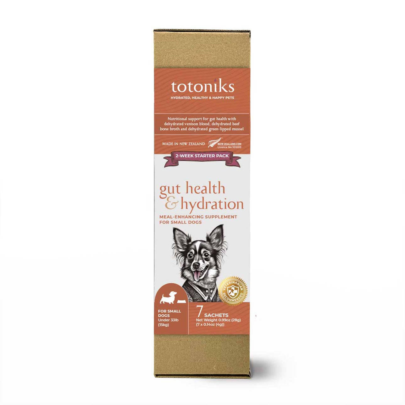 Gut Health & Hydration Starter Pack – for small dogs under 33lb (15kg)