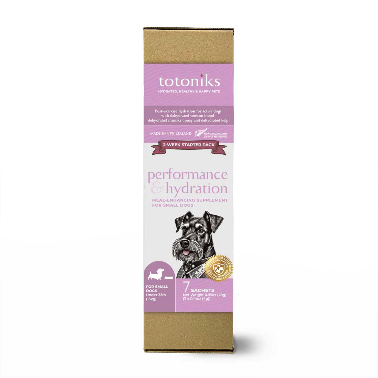 Performance & Hydration Starter Pack – for small dogs under 33lb (15kg)