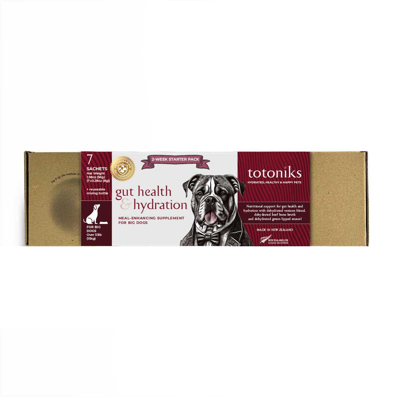 Gut Health & Hydration – for big dogs over 33lb (15kg)