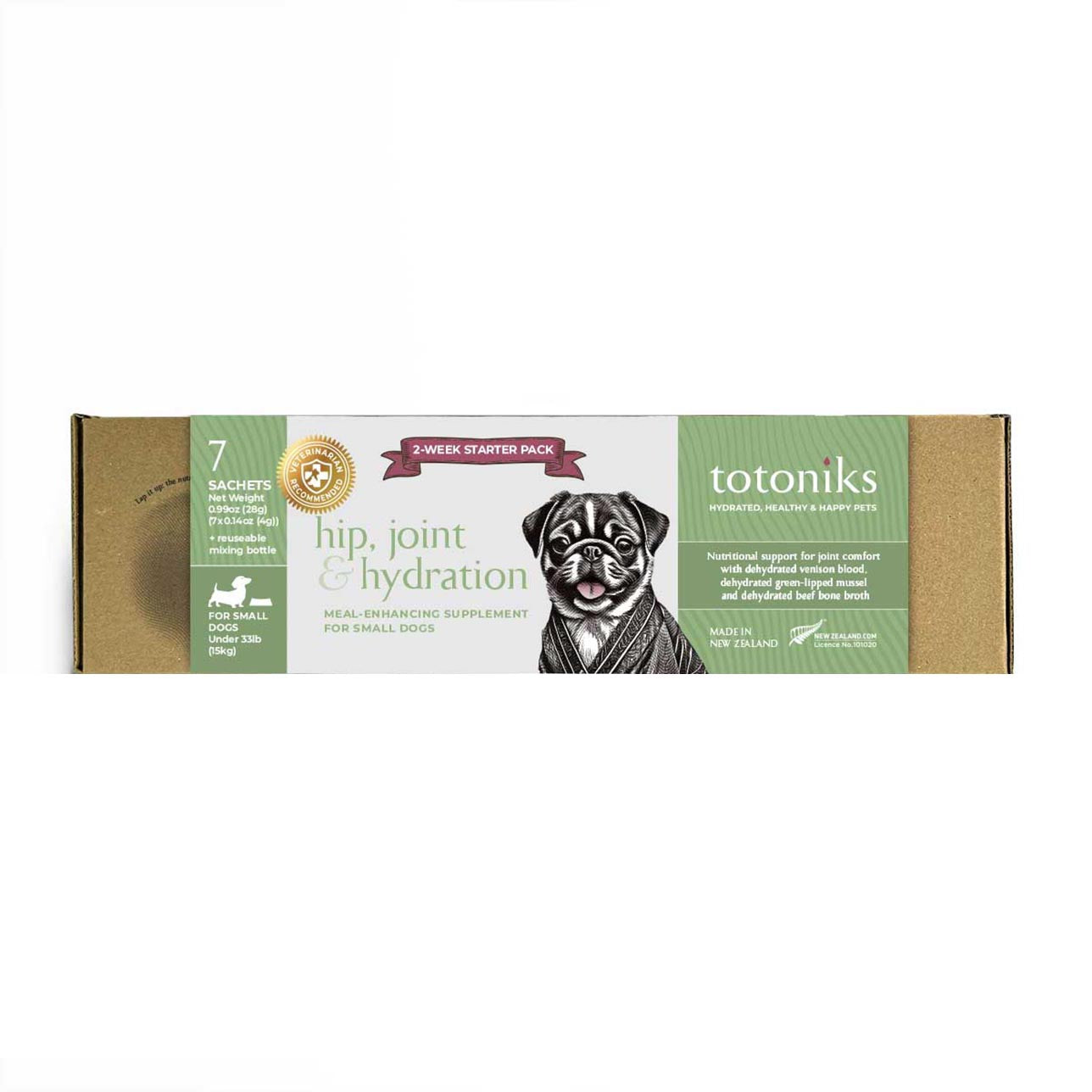 Hip, Joint & Hydration Starter Pack – for small dogs under 33lb (15kg)