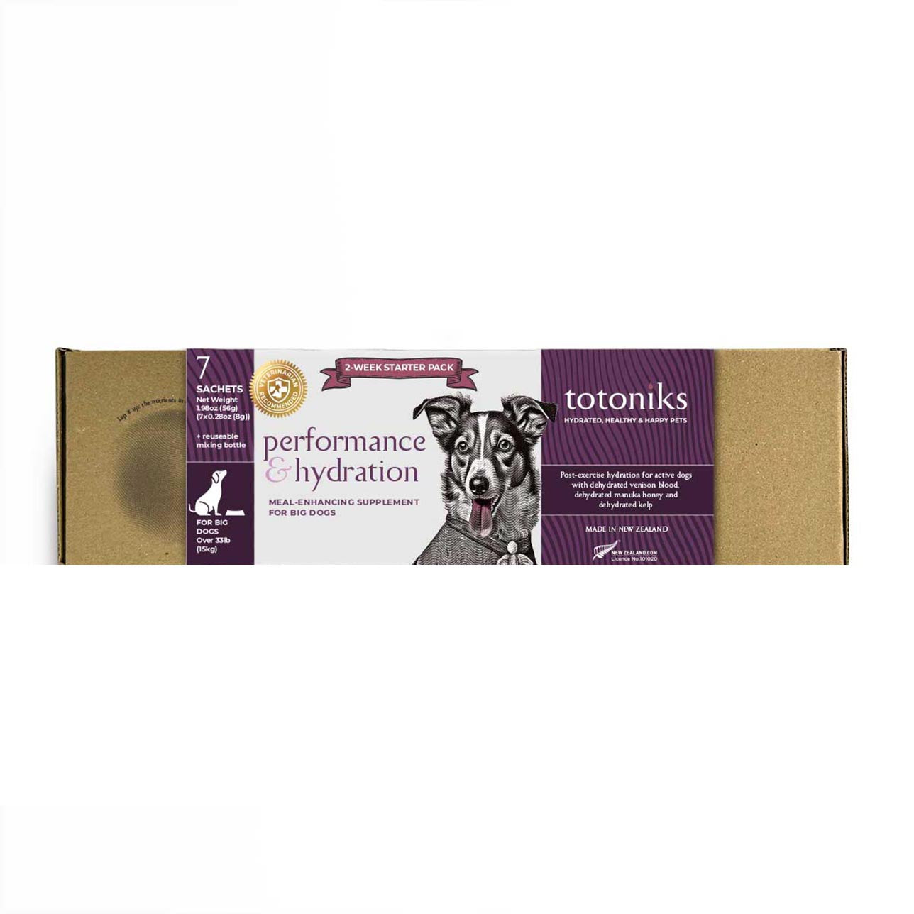 Performance & Hydration Starter Pack – for big dogs over 33lb (15kg)