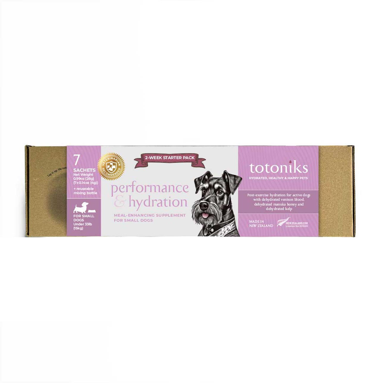 Performance & Hydration Starter Pack – for small dogs under 33lb (15kg)