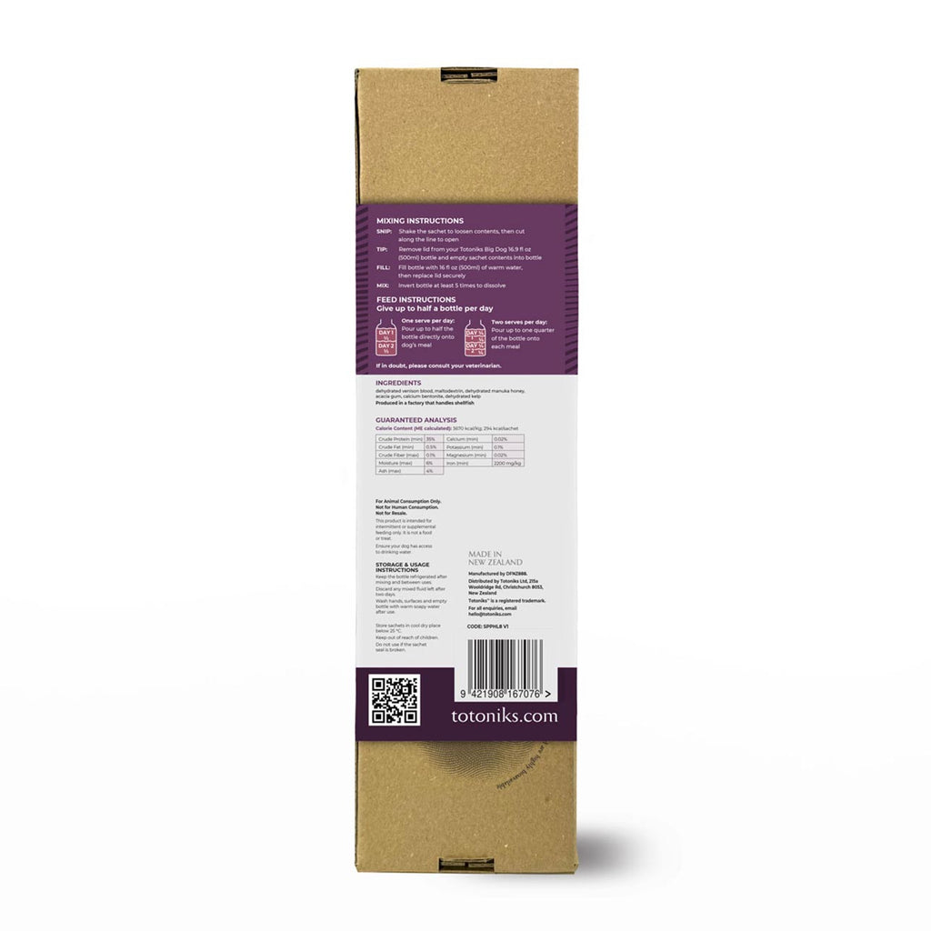 Performance & Hydration Starter Pack – for big dogs over 33lb (15kg)