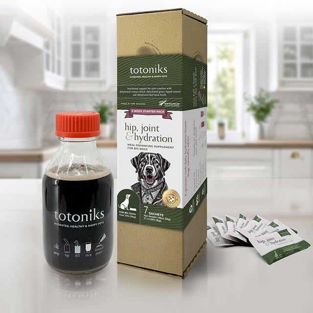 Hip, Joint & Hydration Starter Pack – for big dogs over 33lb (15kg)