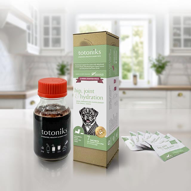 Hip, Joint & Hydration Starter Pack – for small dogs under 33lb (15kg)